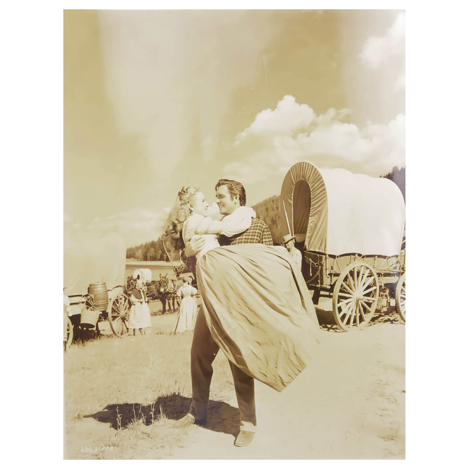 Original Vintage Photograph of Deanna Durbin In " Can't Help Singing " 1944