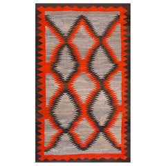 1930s American Navajo Carpet 	4' 4" x 7' 4"