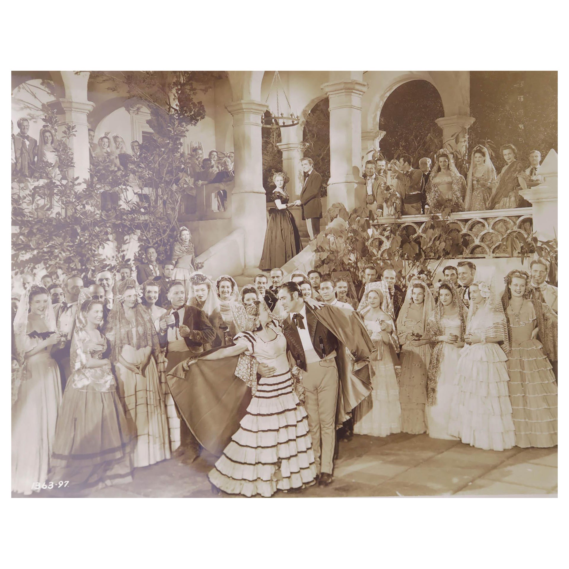 Original Vintage Photograph of Deanna Durbin In " Can't Help Singing " 1944