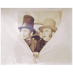 Fotografia originale vintage di Leonid Kinsky e Akim Tamiroff. 1944
