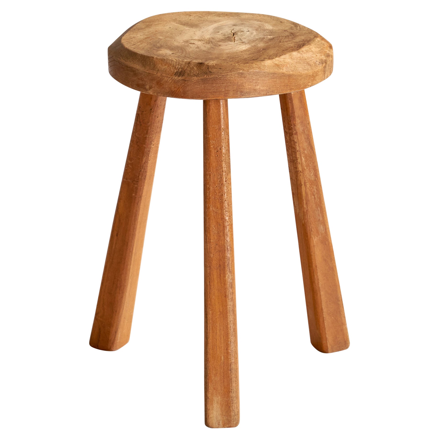 Swedish Designer, Stool, Wood, Sweden, 1960s