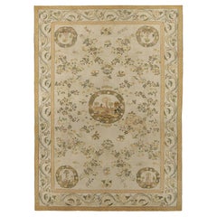 Antique Bessarabian Flatweave Rug Florals and Bird Pictorials, from Rug & Kilim