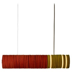 Contemporary Hanging Light in Felt, Sarah Coleman in Stackabl, Canada, 2022