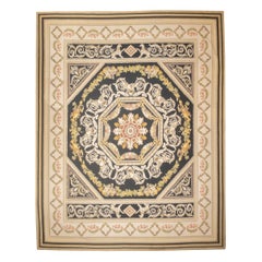 Alfombra de lana de tejido plano Aubusson 12'0" x 15'0"