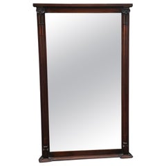 Espejo de Pared Imperio Americano Siglo XIX Magogany Over Mantel