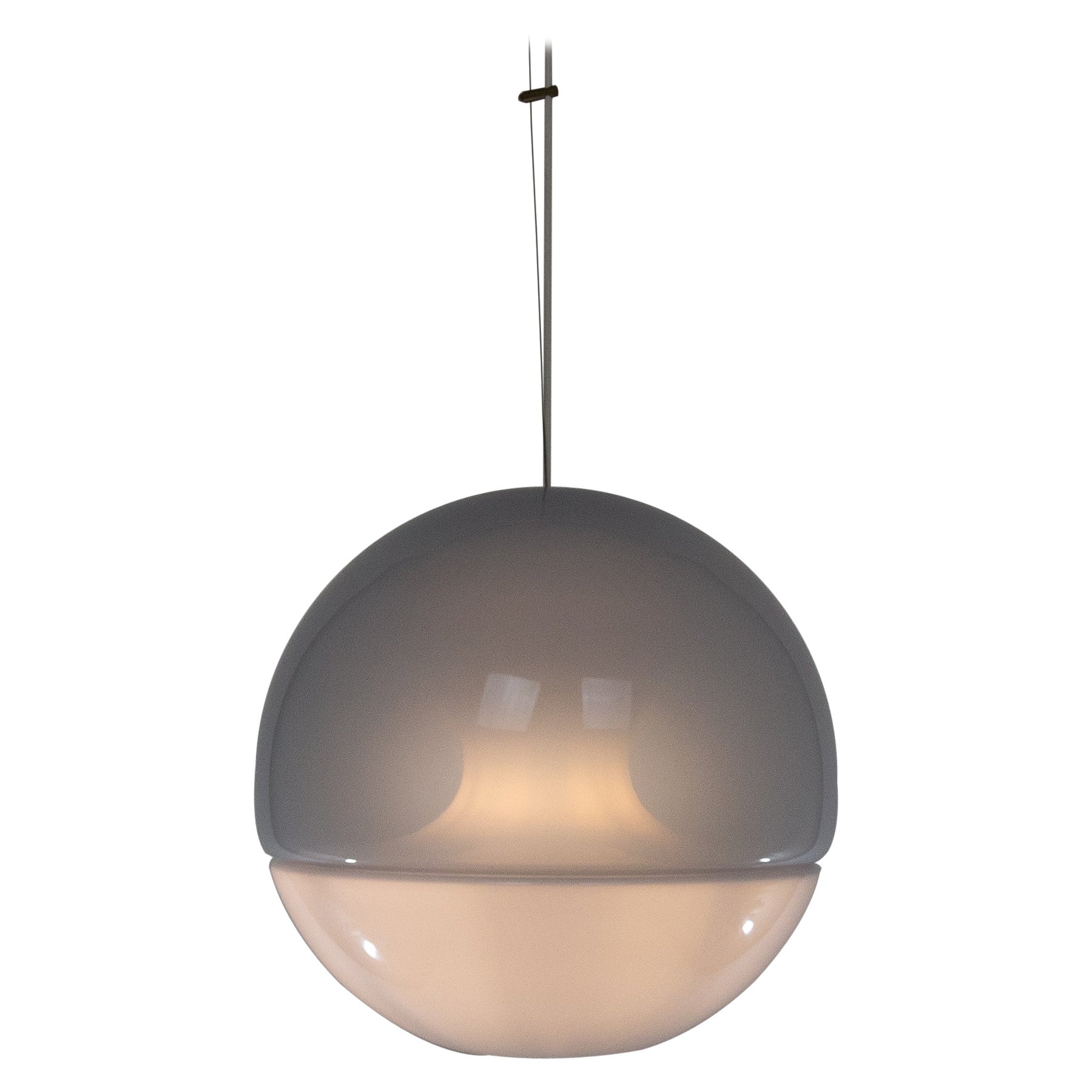 LS 116 Blue Murano glass pendant by Carlo Nason for A.V. Mazzega, 1960s