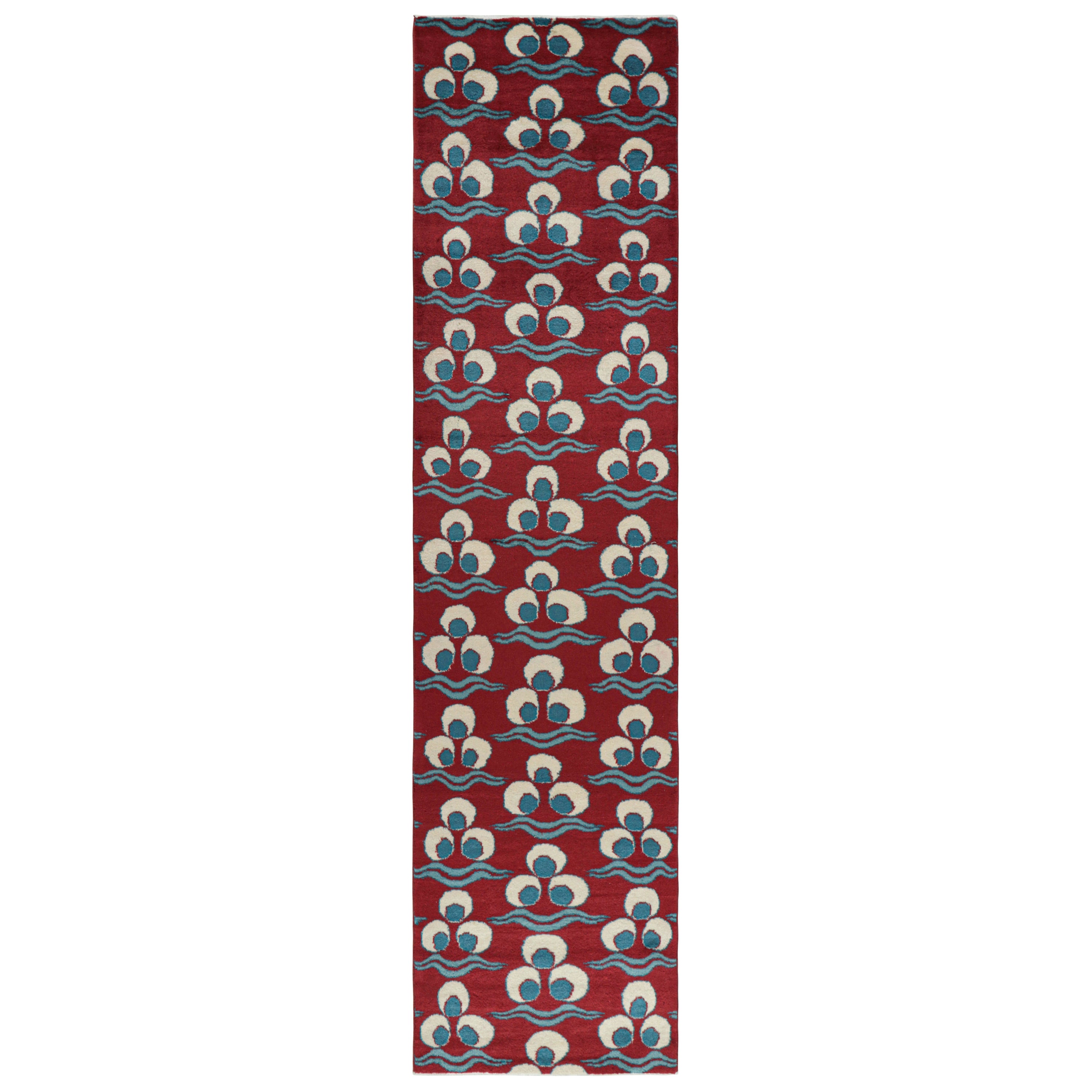 Vintage Turkish Runner Rug in Red with Chintamani Patterns, from Rug & Kilim