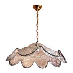 Lámpara colgante de cristal de Murano moderno de mediados de siglo de Maestri Muranesi, década de 1970
