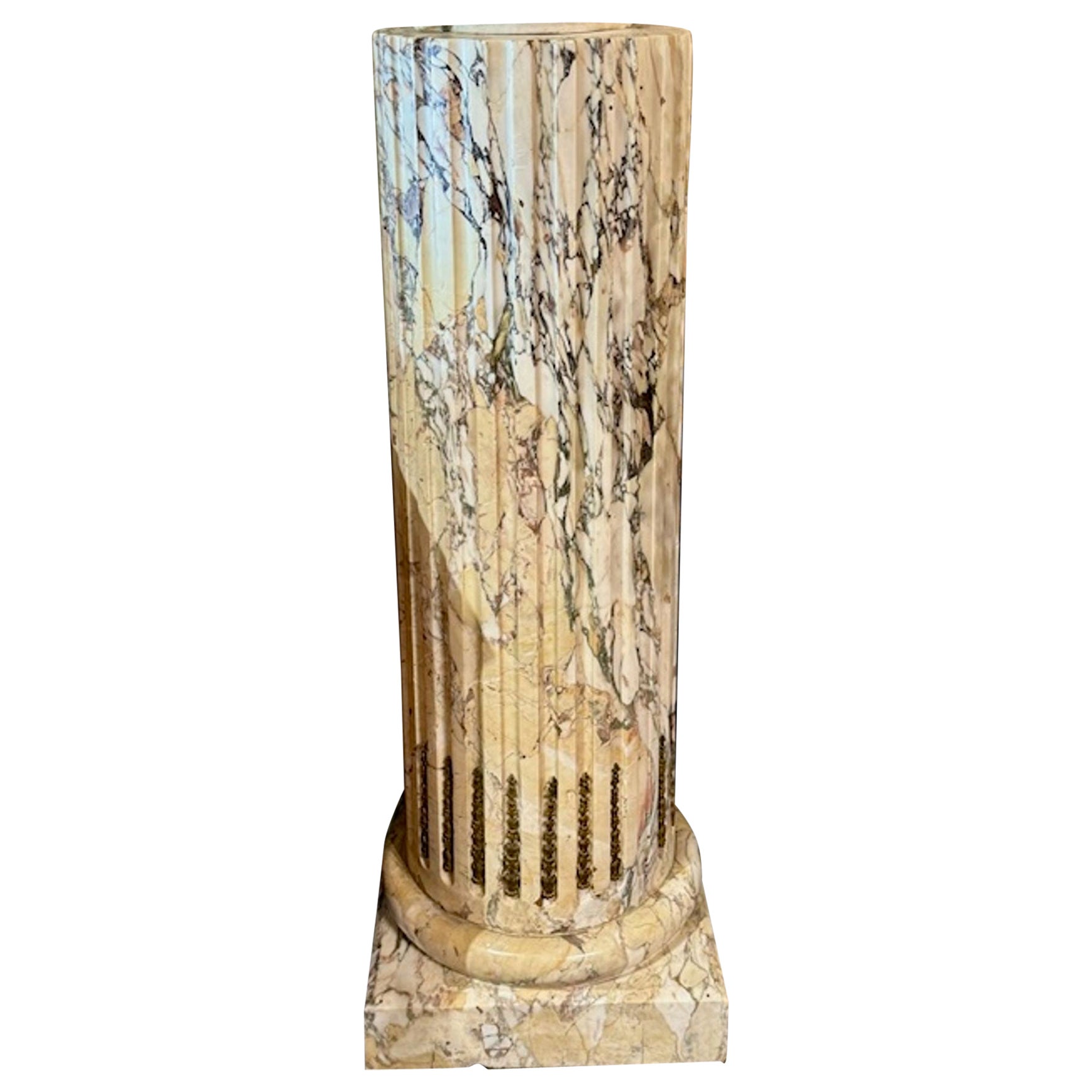 Piédestal français Louis XVI Breccia Violetta
