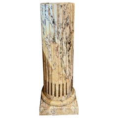 French Louis XVI Breccia Violetta Pedestal