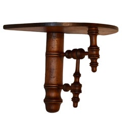 19th Century Faux Bamboo Wall Bracket Shelf