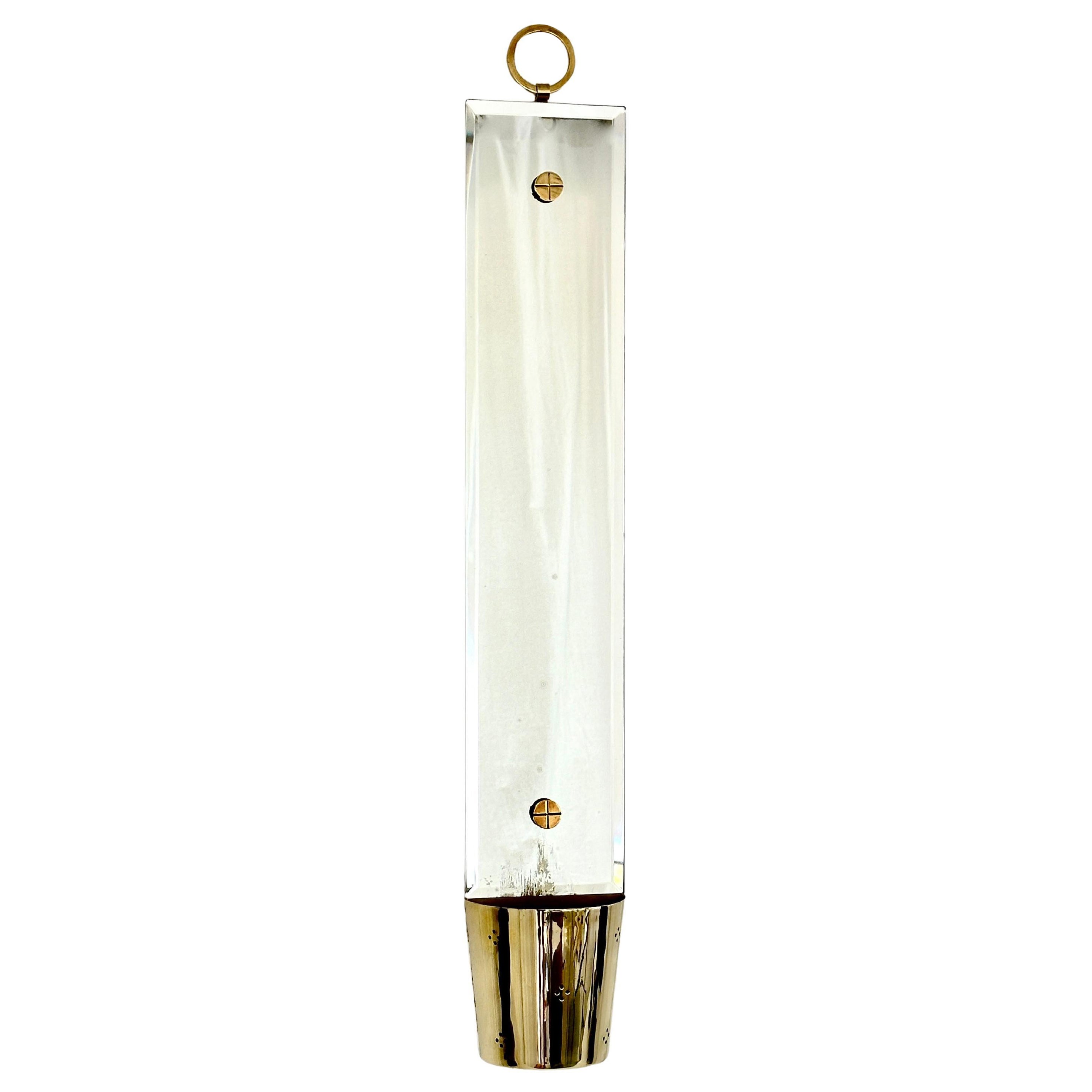 Vintage Tommi Parzinger Bevel Mirrored Wall Sconce WIth Planter For Dorlyn