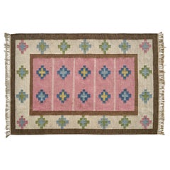 Diseñador sueco, alfombra, lana, Suecia, años 1960