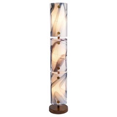 Georgis & Mirgorodsky, Nur, Bigolo Glass Floor Lamp, USA, 2018