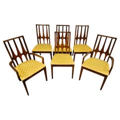 Chaises de salle à manger en noyer Broyhill Modernity - Lot de 6