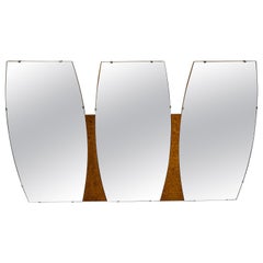 Mid-Century Modern Young Manufacturing Triple Mirror