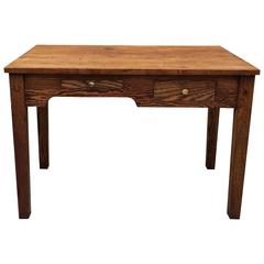 Rare 1920s Industrial Oak Engineer/Foreman's Desk 9