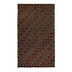 Jijim Kilim Turco Vintage, Alfombra Única, Tejida a Mano, 100% Lana