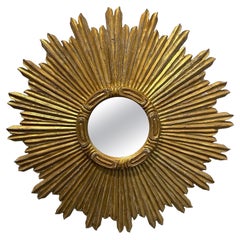 Festoni Gold Leaf Starburst Mirror