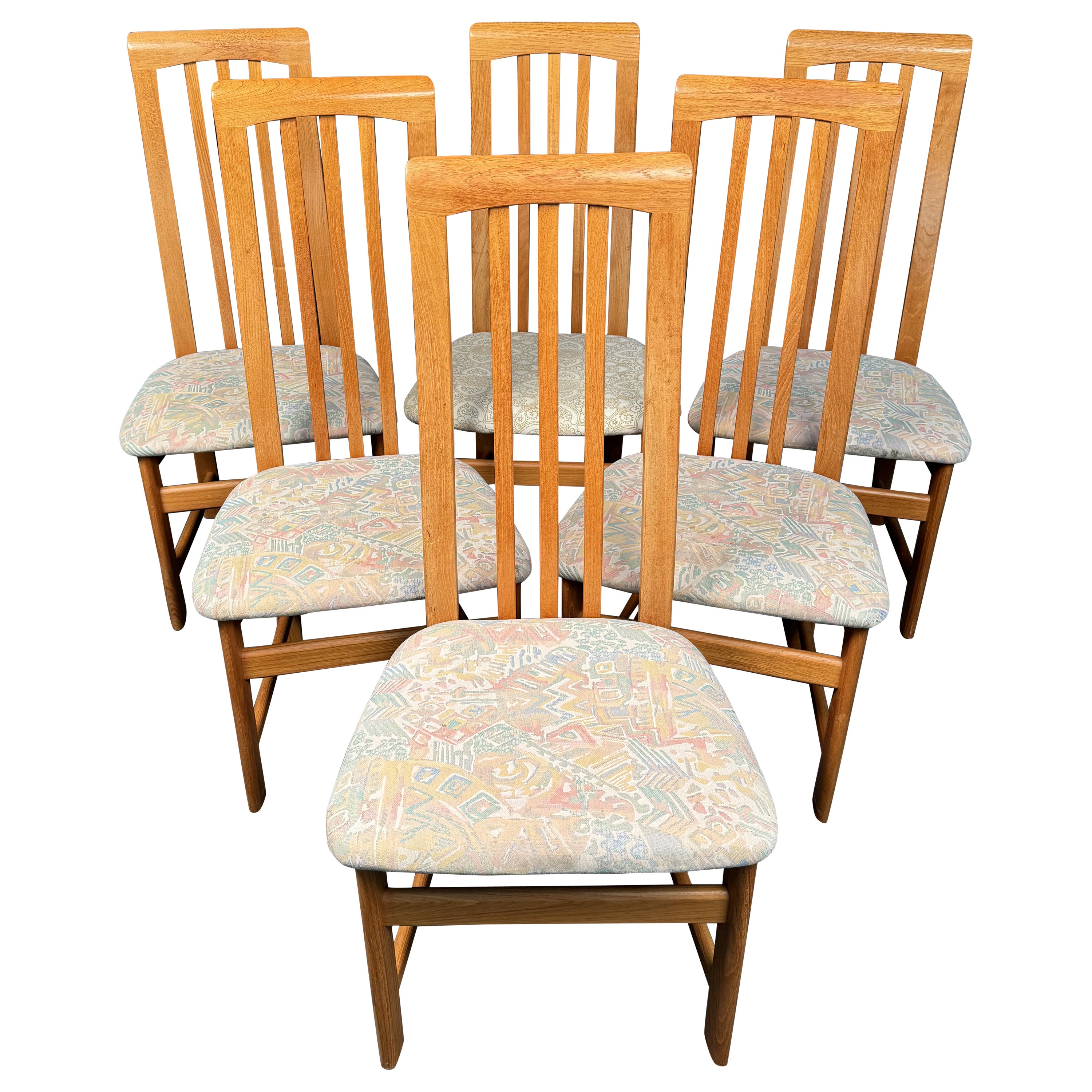 Vintage Teak Dining Chairs by Nordic Furniture