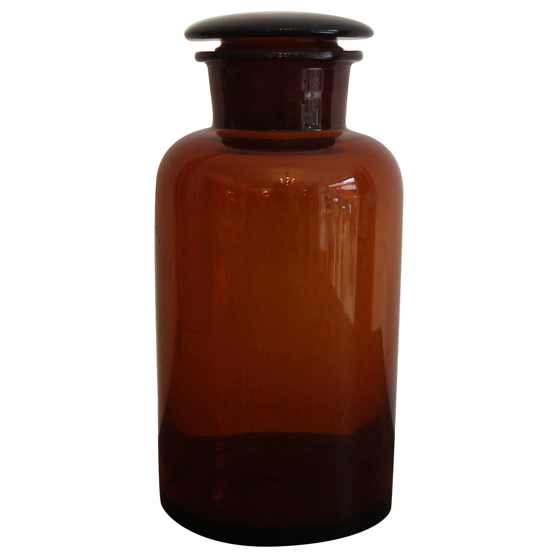 Early 20th Century German Apothecary Glass Jar