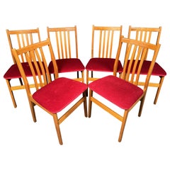Set of Six Mid-Century Modern Dining Chairs