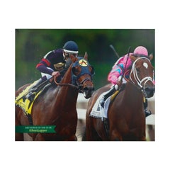 Belmont Park 2004 Pferd des Jahres Ghostzapper Vinyldruck
