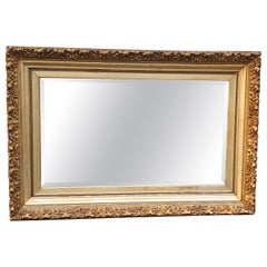19th Century Carved Giltwood Frame Wall Mirror