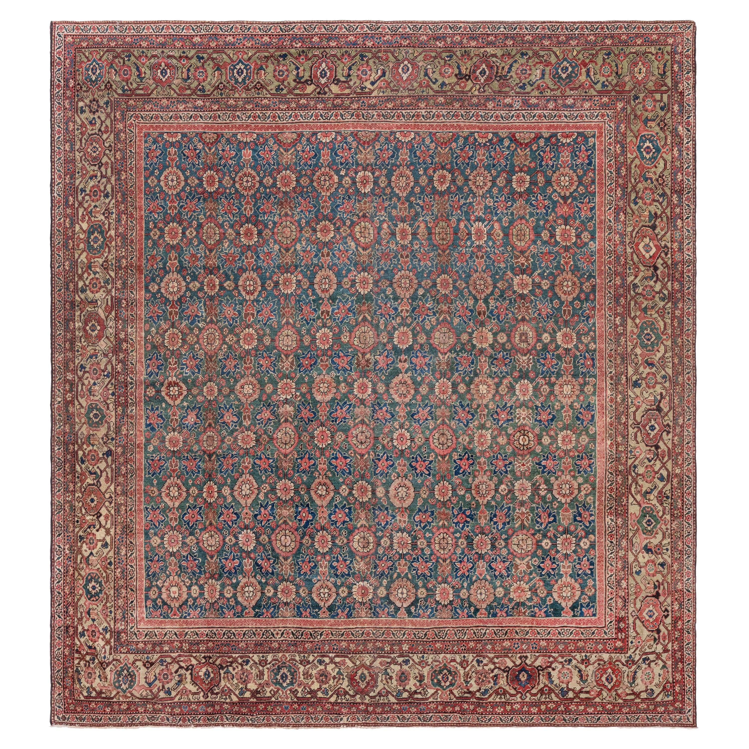 Doris Leslie Blau 1920s Persian Sultanabad Handmade Wool Rug