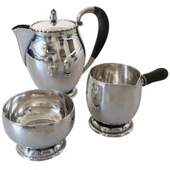 Georg Jensen Sterling Silver Tea Set #34