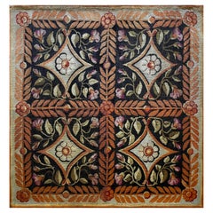 Französischer Teppich aus der Royal Aubusson-Fabrik - 1m10x1m00 - Wandteppich Nr. 917