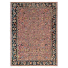 Doris Leslie Blau 17th Century Persian Isfahan Botanic Handmade Carpet