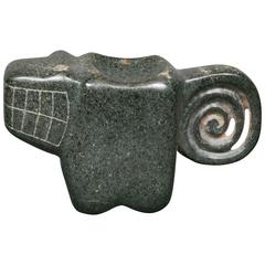 Antique Zoomorphic Shaman Mortar, Pre-Columbian Art, Ecuador