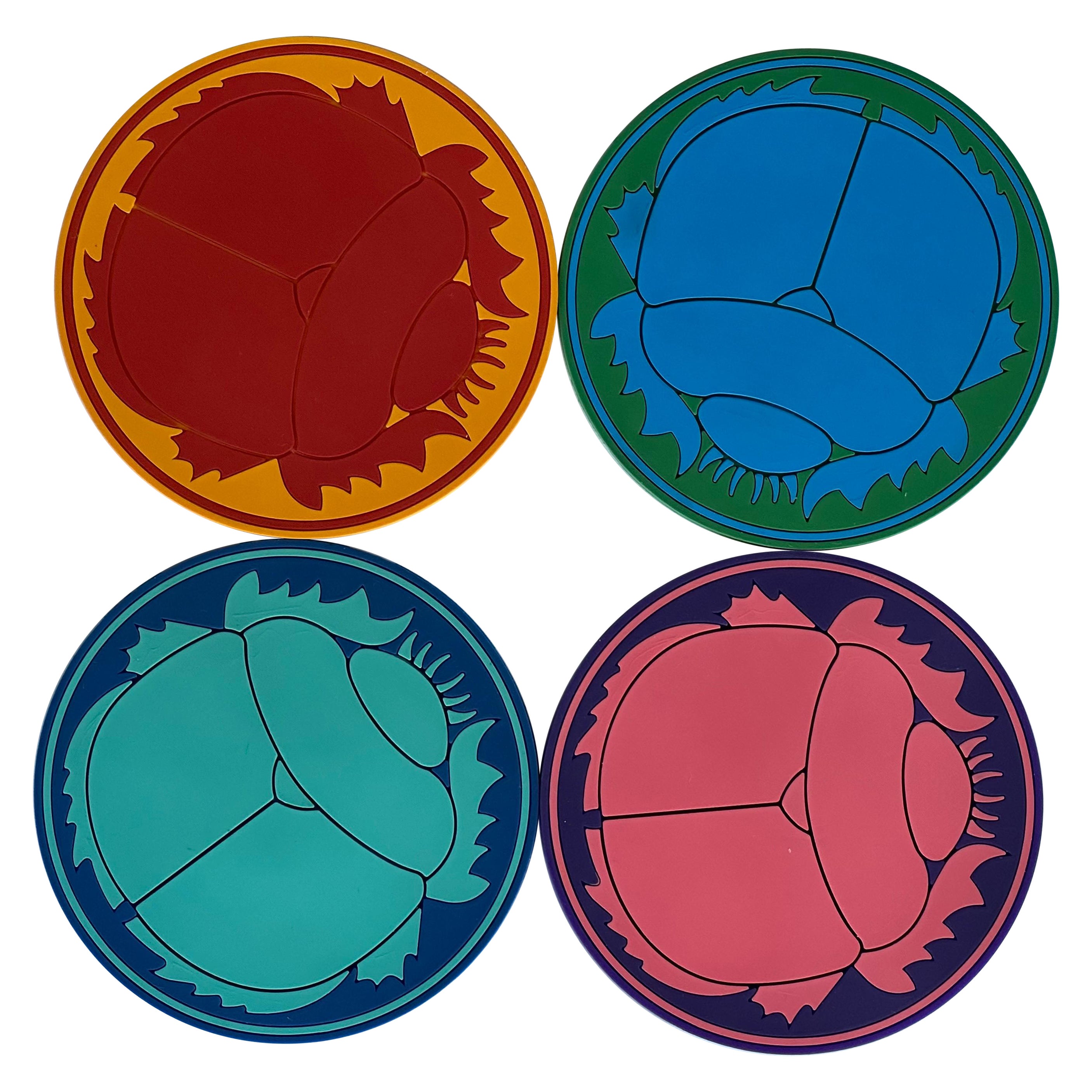 What does the Egyptian scarab symbolize?