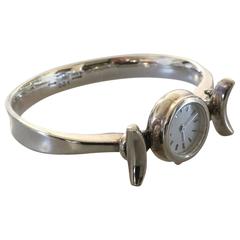 Vintage Georg Jensen Sterling Silver Wristwatch #23 by Torun