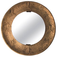 Angelo Bragalini, Etruscan Mirror the Characters, Sheet circa 1970, Italy