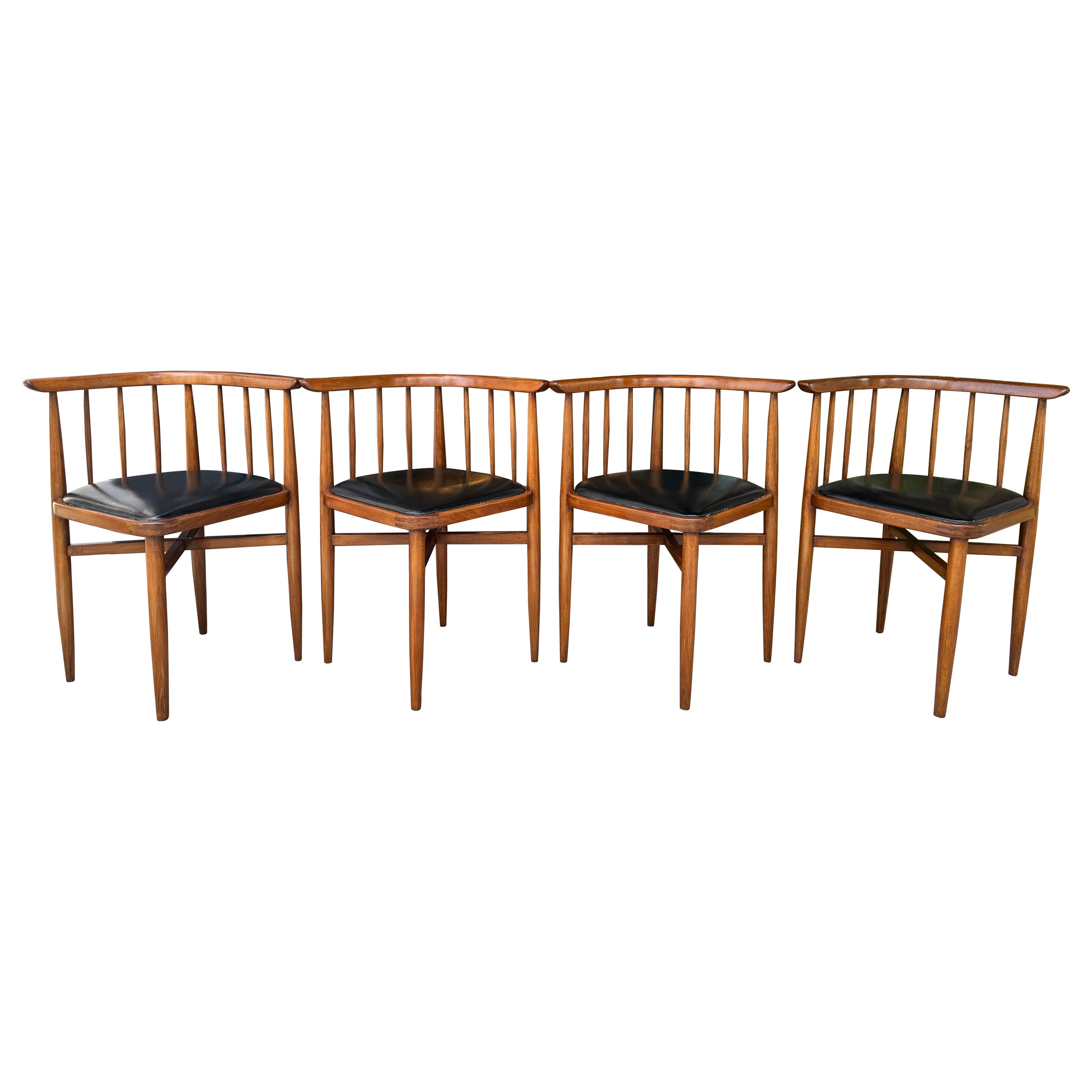 Rare set of four corner chairs at. Josef Hoffmann