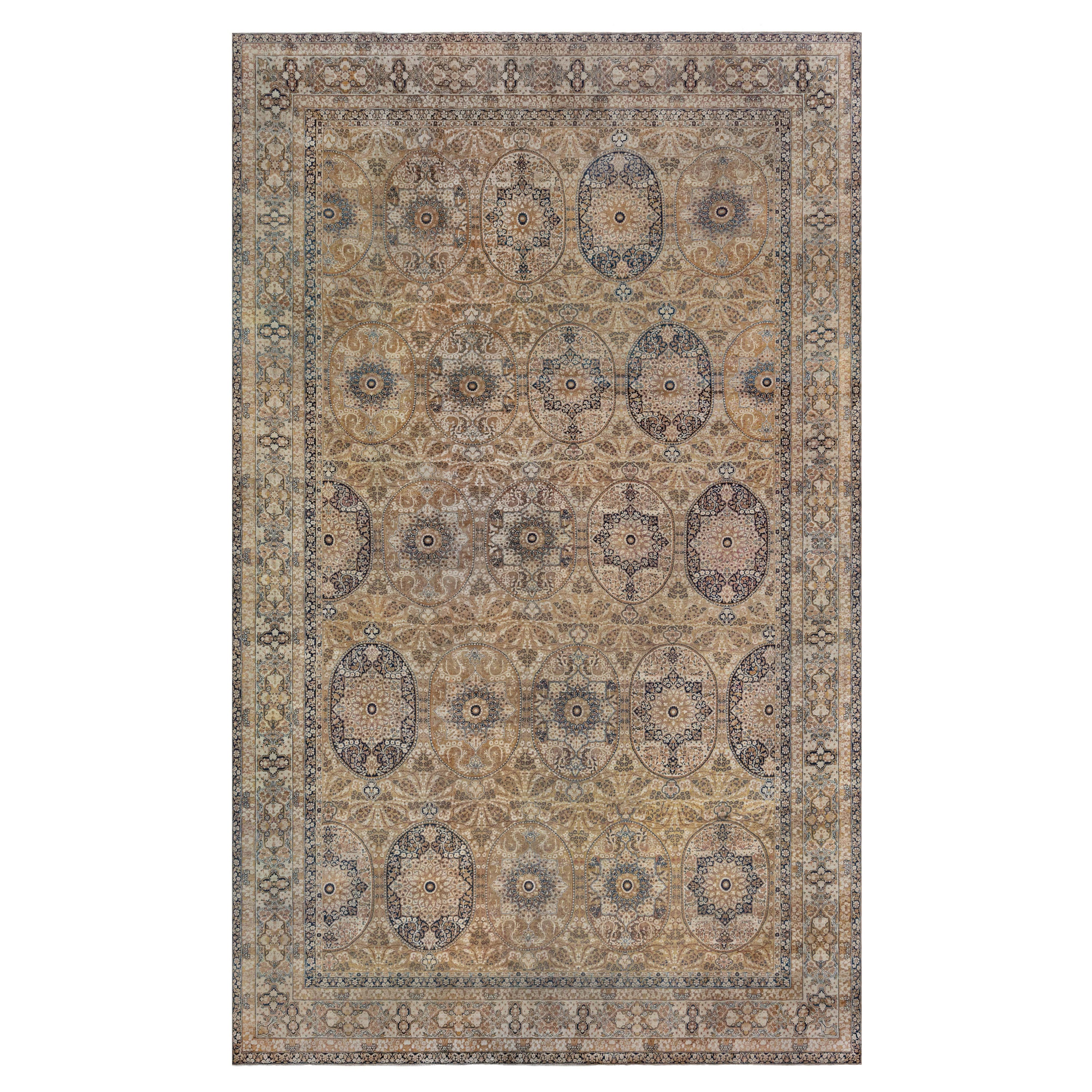 Doris Leslie Blau Oversized Antique Persian Kirman Rug