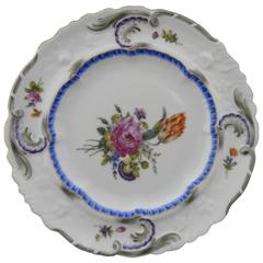 Zurich Porcelain Feather-Moulded Plate