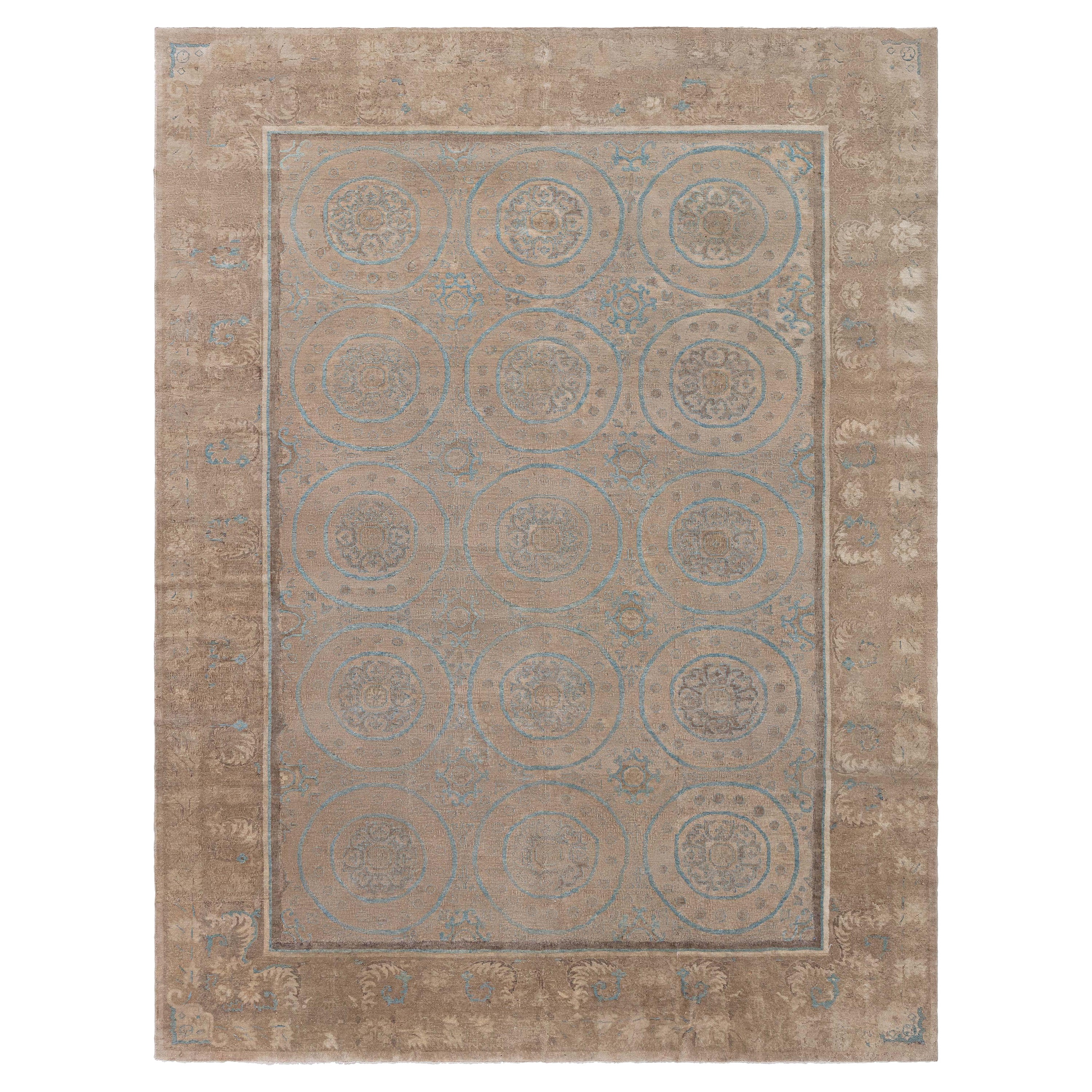 Doris Leslie Blau Chinese Deco Rug (Size Adjusted)