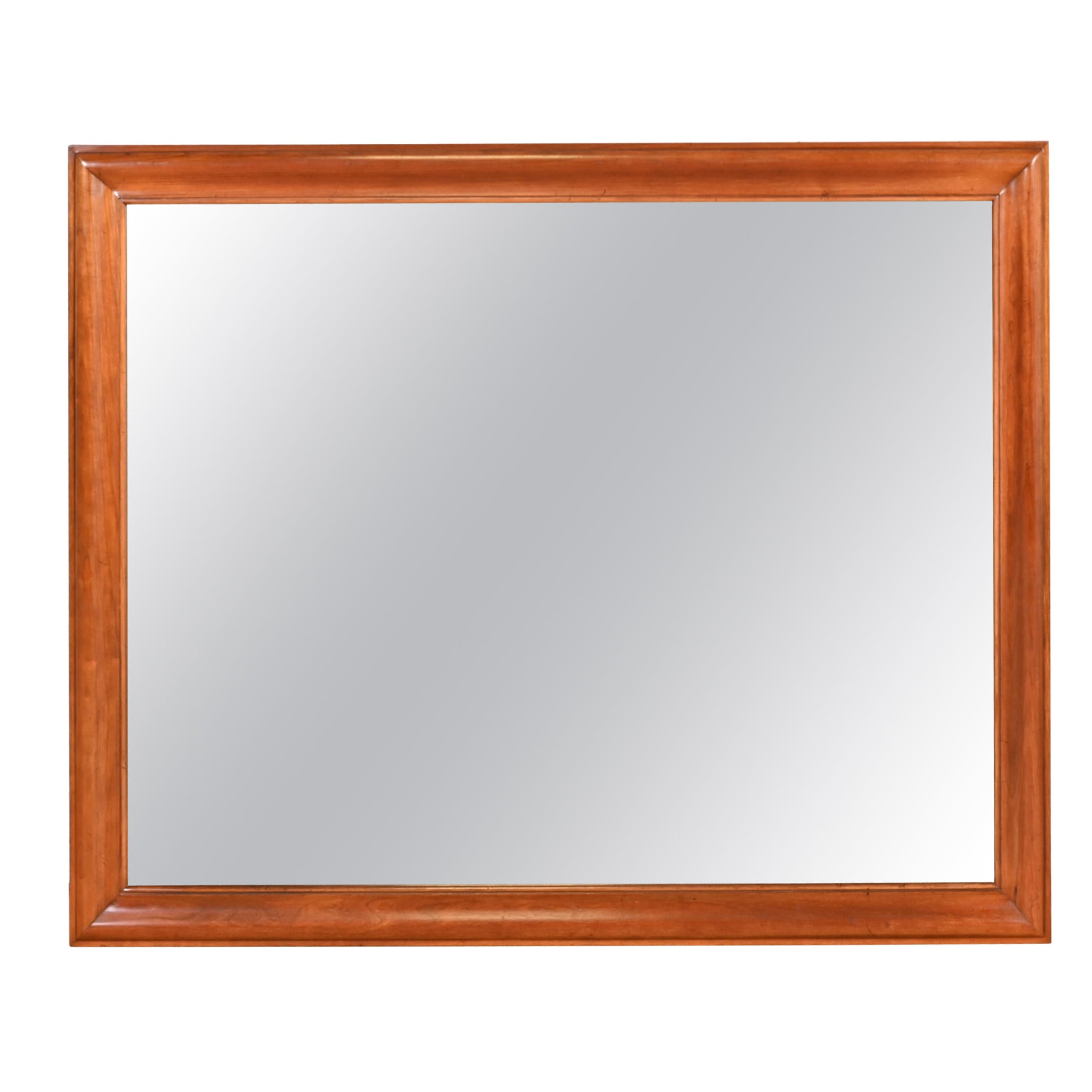 Kindel Furniture Mid-Century Fruitwood Framed Wall Mirror, 1960s