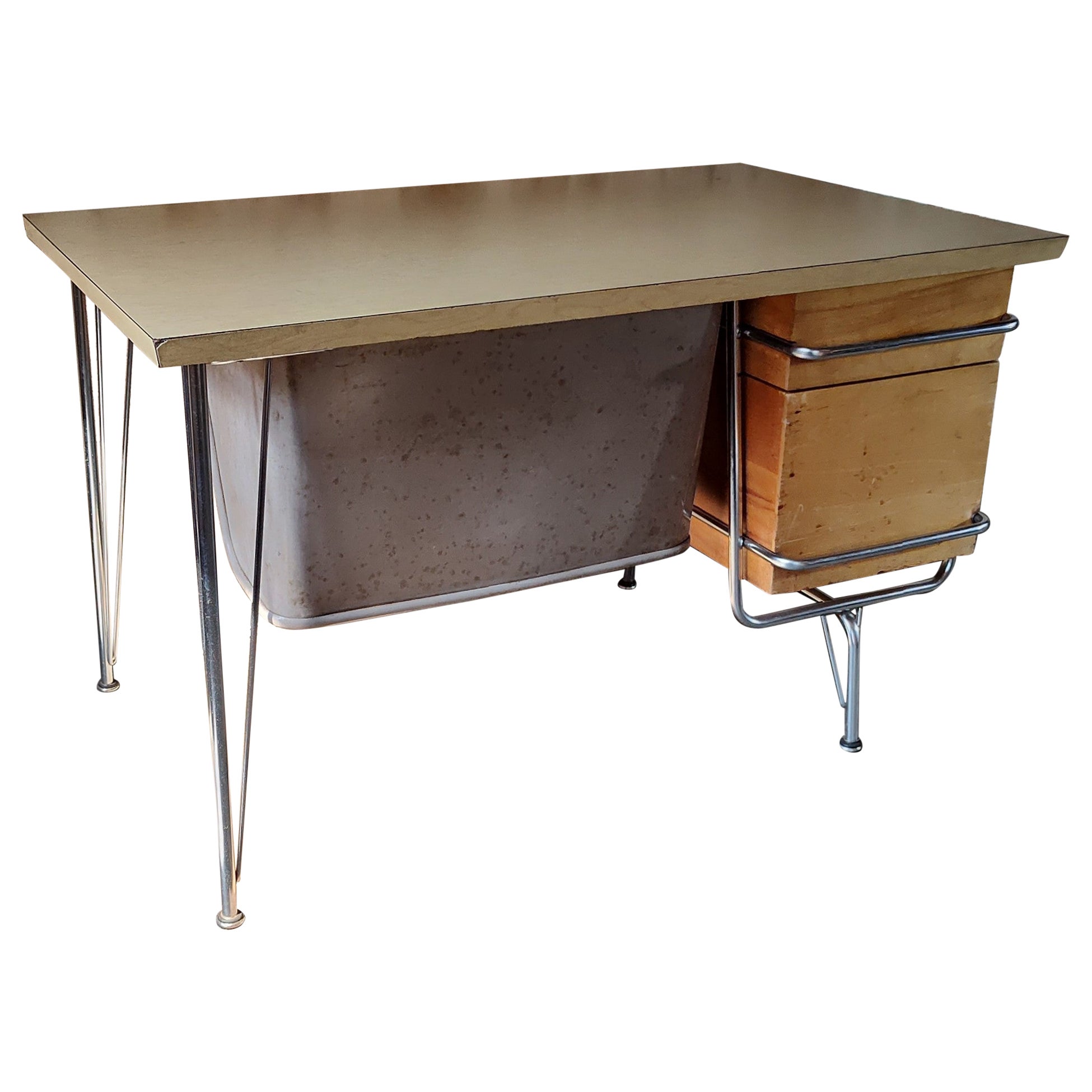 Kem Weber Trimline Desk by Heywood Wakefield