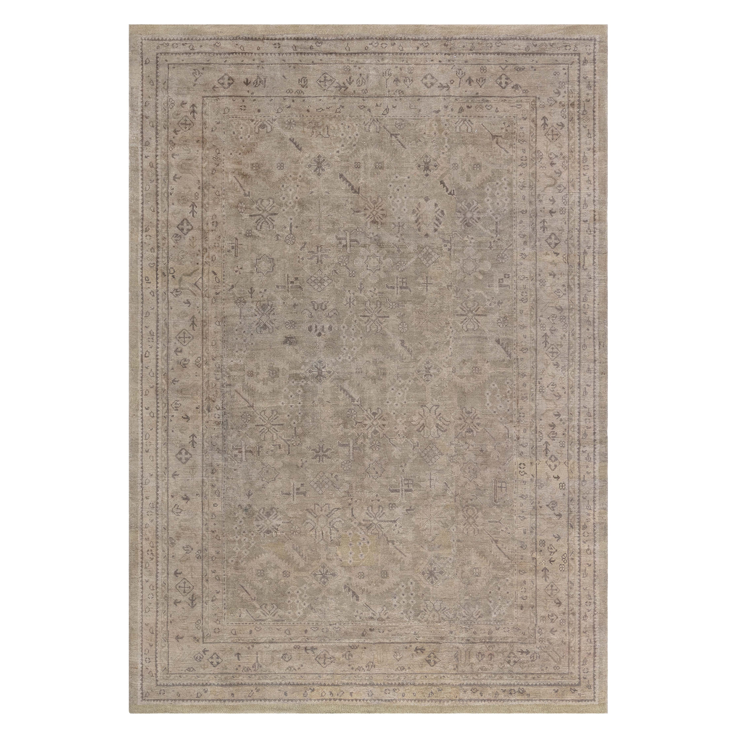 Doris Leslie Blau Turkish Oushak Rug (Size Adjusted)
