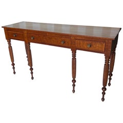 Antique Fine and Rare Early 19th Century Kentucky Cherry Huntboard