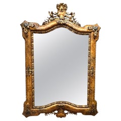 Roman Painted and Gilded Mirror