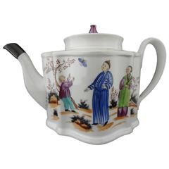 New Hall Teapot Pattern 421 'The Butterfly'