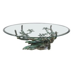 Vintage bonsai coffee table by Willy daro, 1970s
