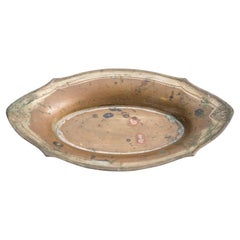 Bandeja decorativa de metal, circa 1930
