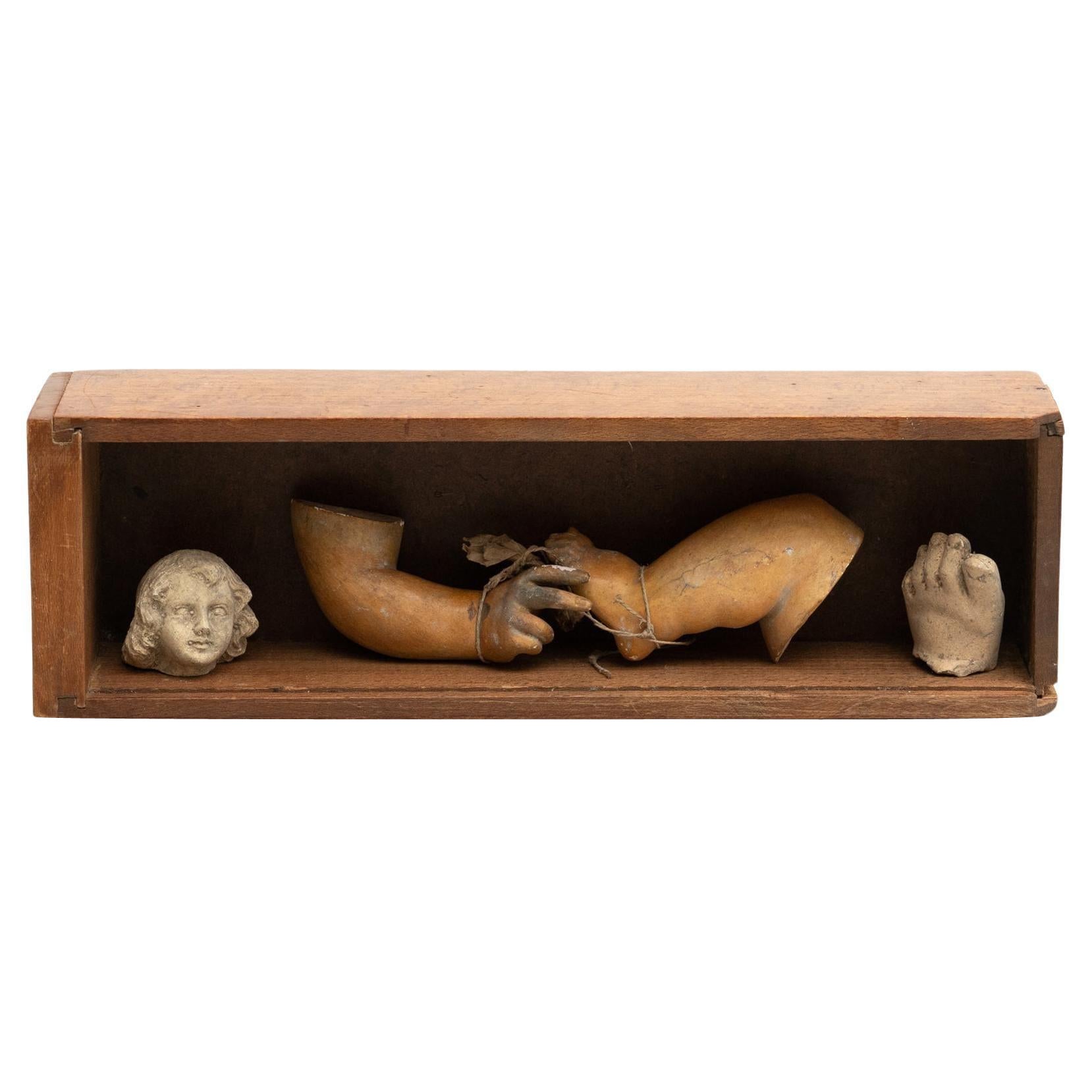 Kabinett der Kuriositäten Skulpturales Kunstwerk, um 1950