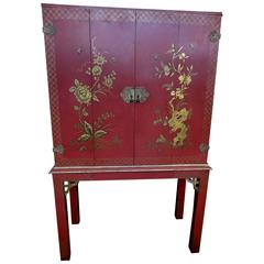 Show Stopper Large Chinoiserie and Japanned Bar